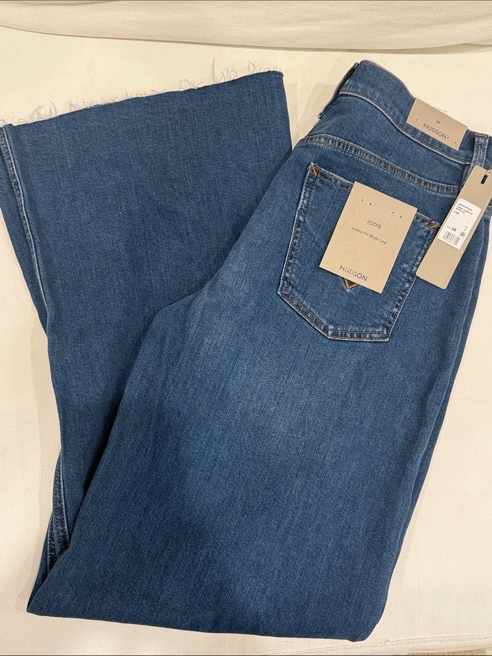 Hudson Jeans Blue Wide Leg Flare Jeans